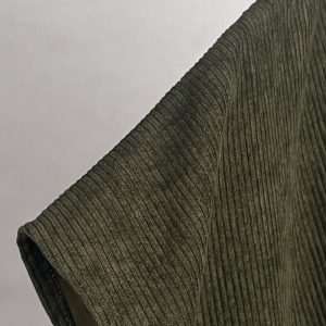 وست زنانه مدل مخمل کبریتی زیپ دار کد AK1679