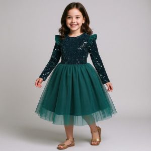 پیراهن دخترانه مدل مجلسی