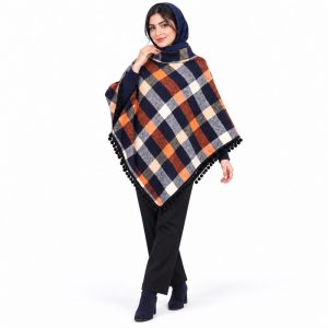 پانچو‌ یقه دار زنانه پاییزه کد ۰۵