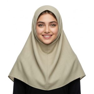 مقنعه زنانه الیاف طبیعی و نخی آنتی باکتریال - زدقارچ و زد ریزش مو و موخوره - زد الکتریسیته ساکن نساجی بروجرد مدل 06943