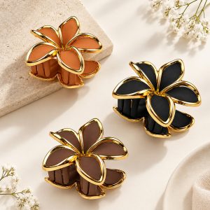 کلیپس مو زنانه مدل پلومریا شمعی مات کاتیا لوکس کد GC-35