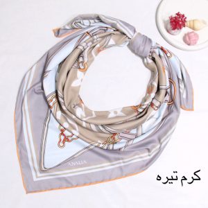 روسری زنانه مدل ابریشم مزونی دور کد 9065