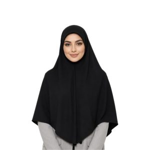 مقنعه زنانه کرپ ساده مدل E200