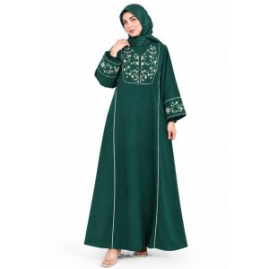 مانتو عبایی زنانه مدل ۸۸۹۹ جنس کرپ الیزه