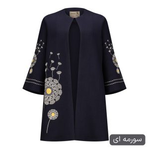 مانتو زیر زانو زنانه السانا مدل پریسان کد 2503
