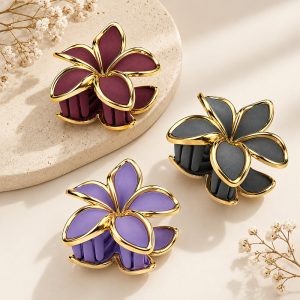 کلیپس مو زنانه مدل پلومریا شمعی مات کاتیا لوکس کد GC-35