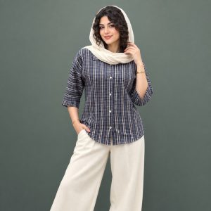 شومیز زنانه ژاکارد مدل رها