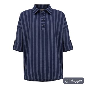 بلوز آستین بلند یقه برگردان زنانه السانا مدل شهینا کد 2478