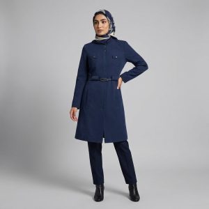 مانتو روی زانو زنانه مدل لاکرا