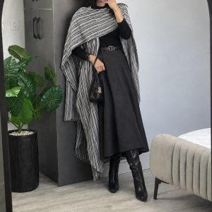پانچو زنانه پاییزه مدل رها