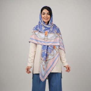 روسری زنانه مدل ابریشم مزونی دور کد 9065