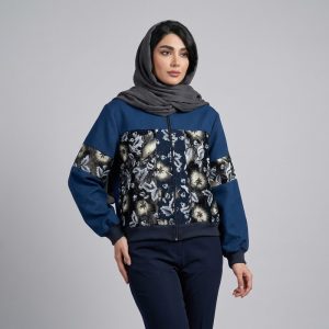 بامبر جکت زنانه مدل فوتوس تور گلدوزی کد AK1663