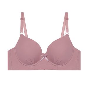 سوتین اسفنجی زنانه مدل نیم جک فنردار کاپ B کد 661