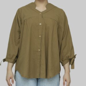 شومیز زنانه طرح پاپیون کد050