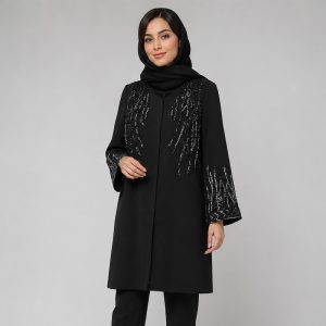 مانتو مجلسی روی زانو زنانه زاگرس پوش مدل 112227999