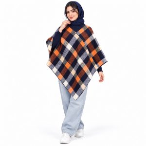 پانچو پاییزه زنانه مدل رومی کد ۰۹