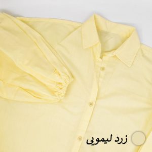 شومیز آستین پفی زنانه مدل Lyra کد S1071
