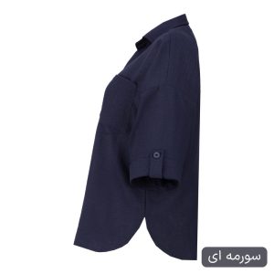 شومیز آستین بلند یقه برگردان زنانه السانا مدل ماهوین کد 2566