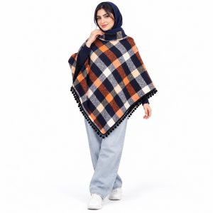 پانچو‌ یقه دار زنانه پاییزه کد ۰۵