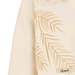 شومیز آستین بلند یقه برگردان زنانه السانا مدل پریاس کد 2555