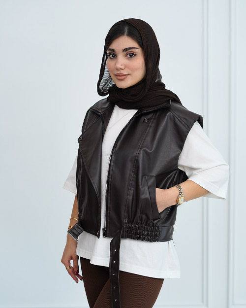 راهنمای سایز وست چرم کد 21910